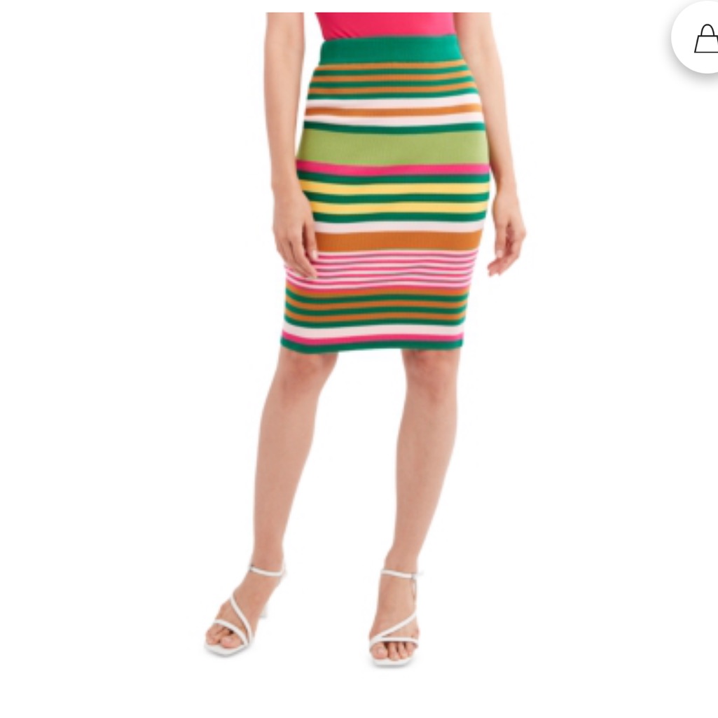 Striped Knit Skirt